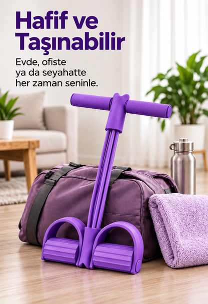 Başlık Body Trimmer Pilates Direnç Lastiği Karın Kol Bacak ve Tüm Vücut Çalıştırıcı Pedallı Fitness Spor Aleti