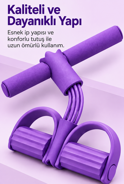 Başlık Body Trimmer Pilates Direnç Lastiği Karın Kol Bacak ve Tüm Vücut Çalıştırıcı Pedallı Fitness Spor Aleti